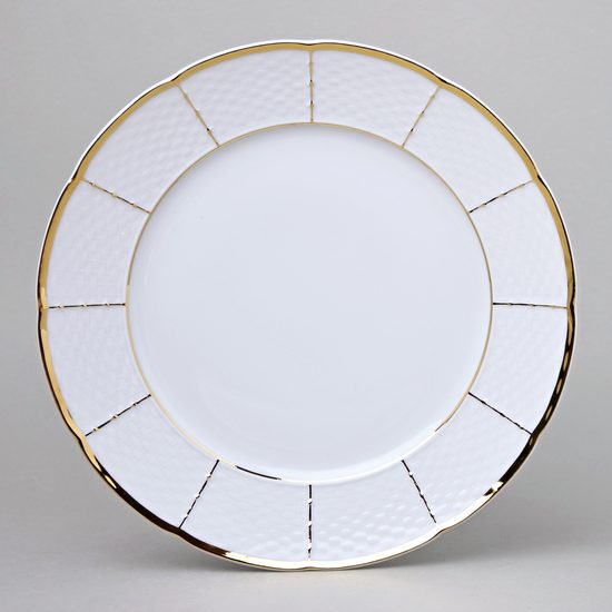 Natalie gold: Plate dining 26 cm, Thun 1794 Carlsbad porcelain