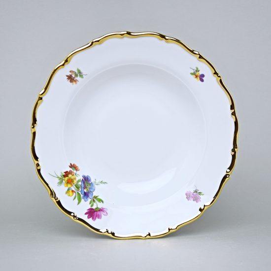 Talíř hluboký 24 cm, Aristokrat, porcelán QueensCrown