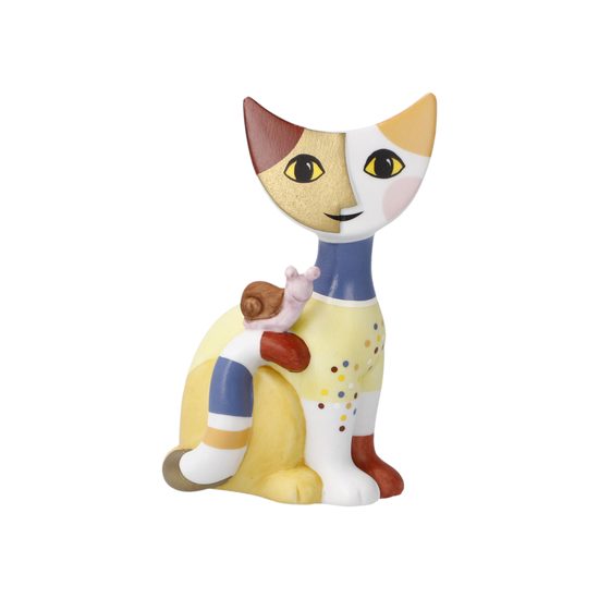 Kočka Nicola, 5 / 3,5 / 7,5 cm, porcelán, R. Wachtmeister, Kočky Goebel