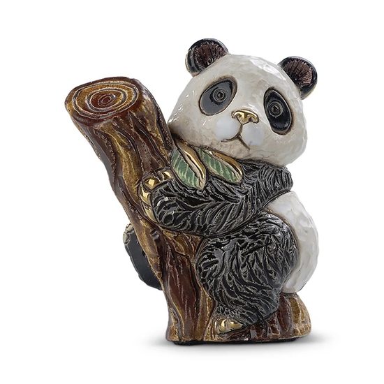 De Rosa - Malá Panda na stromě, 8 x 4 x 7 cm, keramická figurka, DeRosa Montevideo