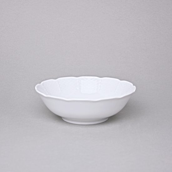 Bowl 16 cm, Thun 1794 Carlsbad porcelain, Natalie white