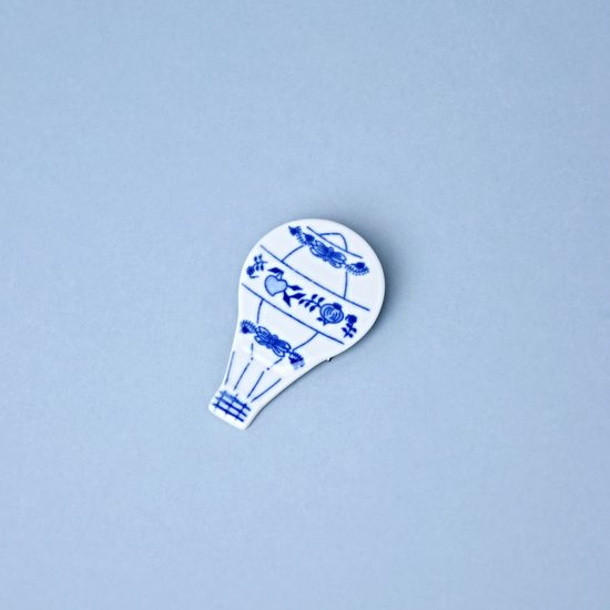Magnet Balloon 5 x 4 cm, Original Blue Onion Pattern