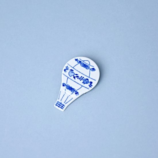 Magnet Balloon 5 x 4 cm, Original Blue Onion Pattern