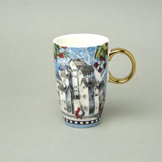Mug Christmas village 400 ml, EGAN porcelain