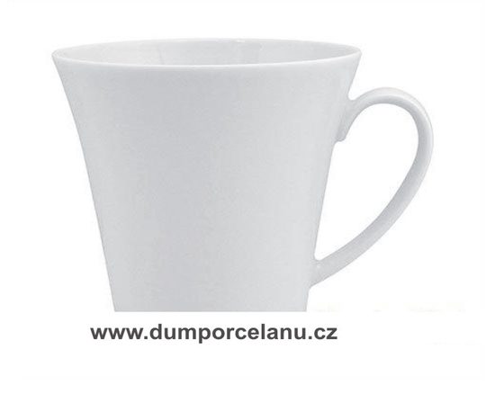 Cup 0,09 l mocca and saucer 15,5 cm, Top life White, Seltmann Porcelain