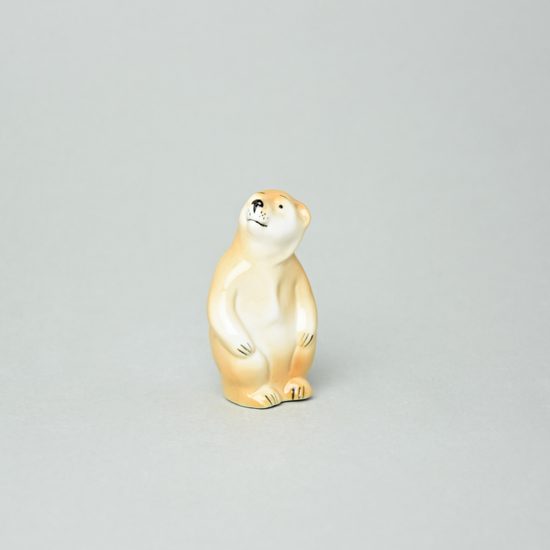 Bear 7,5 x 4 x 4 cm, Luxor, Porcelain Figures Duchcov