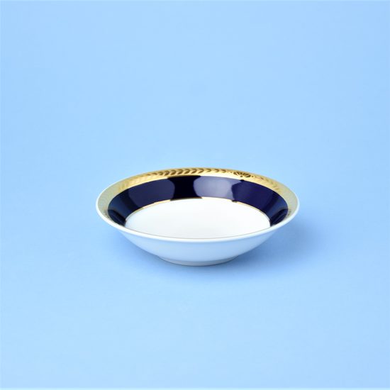 Sabina 767: Bowl 13 cm, cobalt blue + gold, Leander Loučky