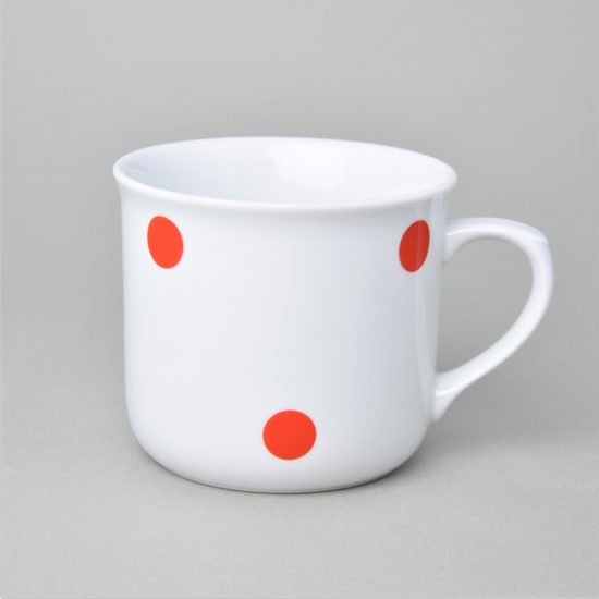 Mug Warmer 650 ml, red dots, Český porcelán a.s.