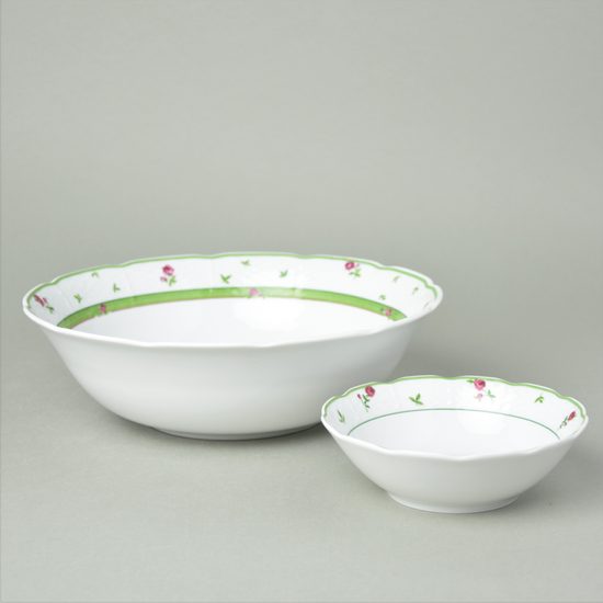 Compot set for 6 persons, Thun 1794 Carlsbad porcelain, MENUET 80289