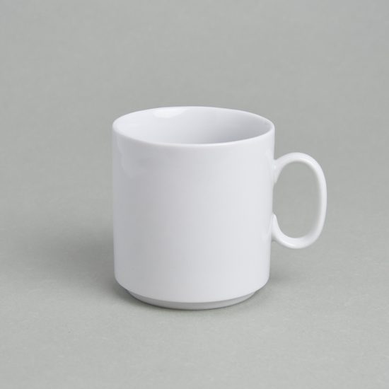 Mug Lukas 0,27 l, white, Český porcelán a.s.