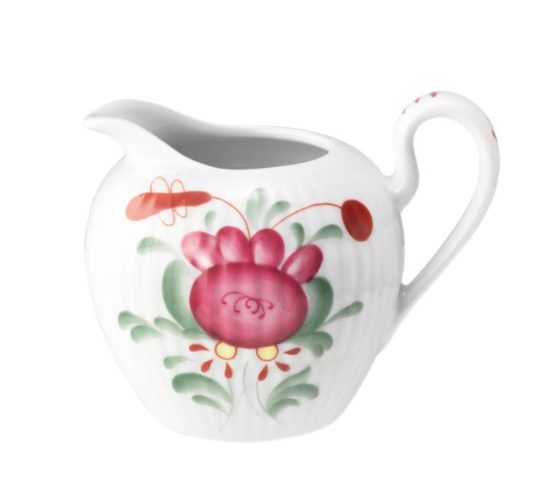 Mlékovka 170 ml, Amina růže Východního Fríska, porcelán Tettau