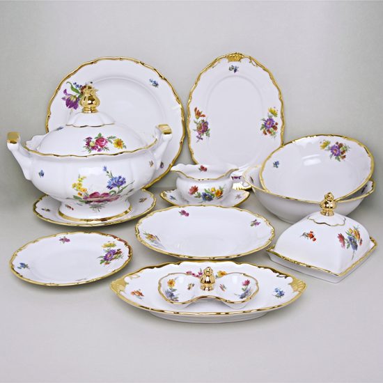 Jídelní souprava Aristokrat 27 díl., Aristokrat, porcelán QueensCrown