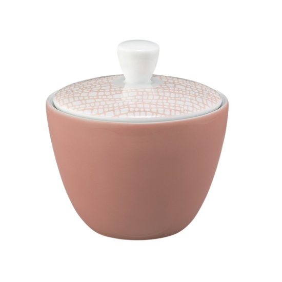 Sugar bowl 0,26 l, Posh Rose 25673, Porcelain Seltmann