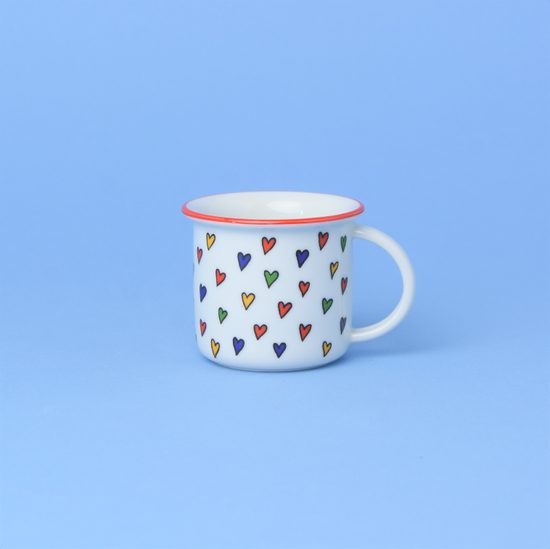 Mug Tina mini 100 ml Hearts, Český porcelán a.s.