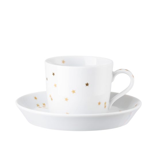 Gymnastiek houten Bijdrager Coffee Cup 200 ml and Saucer 15 cm, TRIC Golden Stars, Arzberg Porcelain -  Arzberg - TRIC gold - Arzberg porcelain Bavaria, by Manufacturers or  popular decors - Dumporcelanu.cz - český a evropský porcelán, sklo, příbory