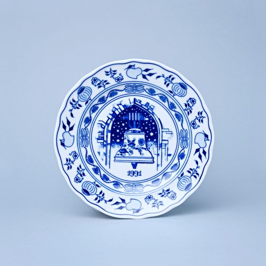 Annual plate 1991 19 cm, Original Blue Onion Pattern