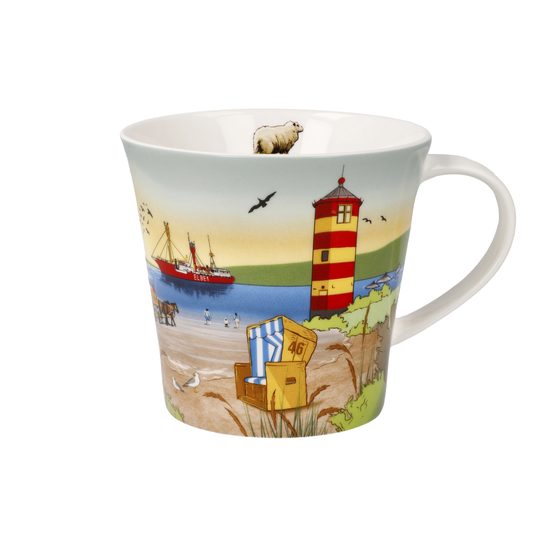 Mug 0,35 l North Sea Love 13 / 10.5 / 9.5 cm, fine bone china, Scandic home, Goebel