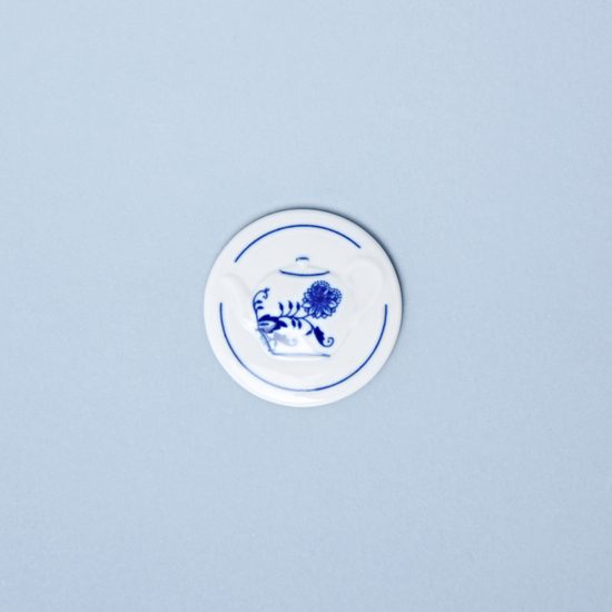 Magnet konev čajová 4,5 cm, Cibulák, originální z Dubí