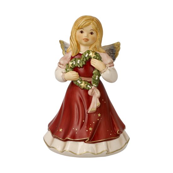 Veselý anděl 9,5 / 9,5 / 14 cm, kamenina, Goebel