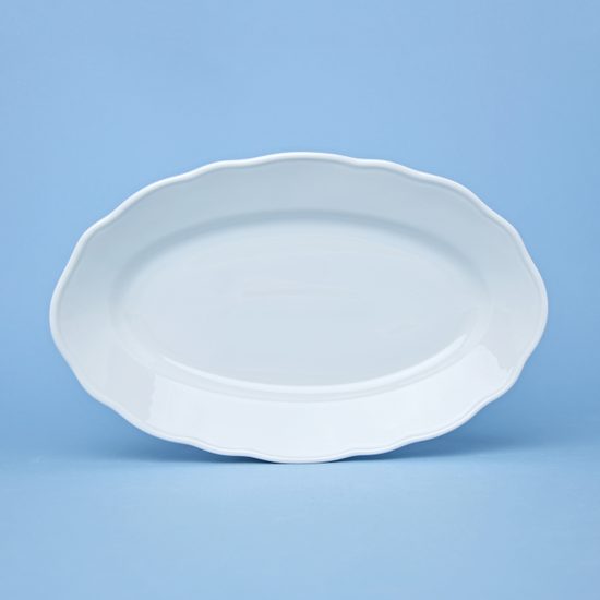 Oval dish 31 cm, White, Cesky porcelan a.s.