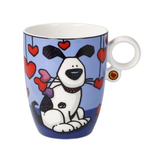 Hrnek Love Dog 400 ml, jemný kostní porcelán, Ed Heck, Goebel