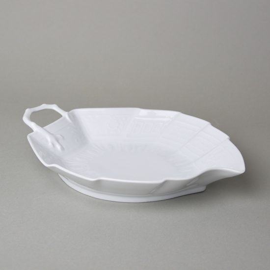 Dish Leaf 27 x 20 x 4 cm, Rose, Stará Role Moritz Zdekauer