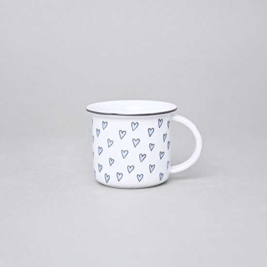 Mug Tina Fantasia, Silver Hearts, 0,10 l mini, Cesky porcelan a.s.