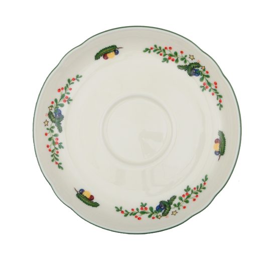 Saucer 15 cm, Marie-Luise 43607 Christmas, Seltmann Porcelain