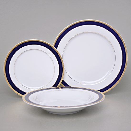 Plate set for 6 persons, Thun 1794 Carlsbad porcelain, SYLVIE 85017