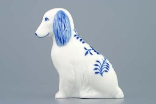 Dog 10 cm, Original Blue Onion Pattern