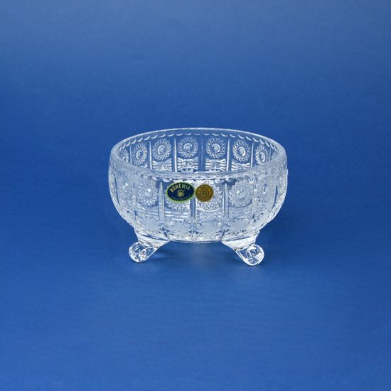 Bowl footed 12,5 cm, cut 500 pk, Bohemia Crystal
