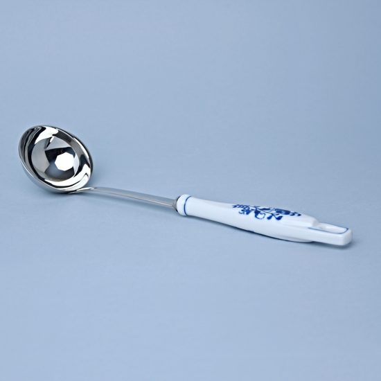 Ladle 70 mm hanging - smooth 32 cm, Original Blue Onion Pattern