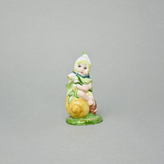 Sneženka (Šnečí lidičky) 5 x 4,3 x 9,3 cm, Saxe, Porcelánové figurky Duchcov