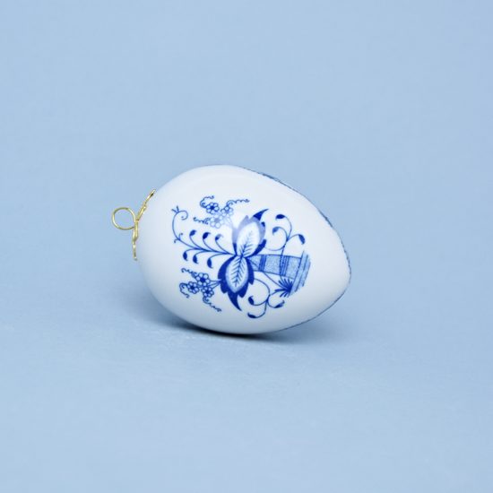 Eastern egg 5,6 x 7,5 cm, Original Blue Onion Pattern