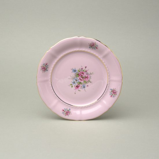 Plate dessert 19 cm, dekor 13, Leander rose china