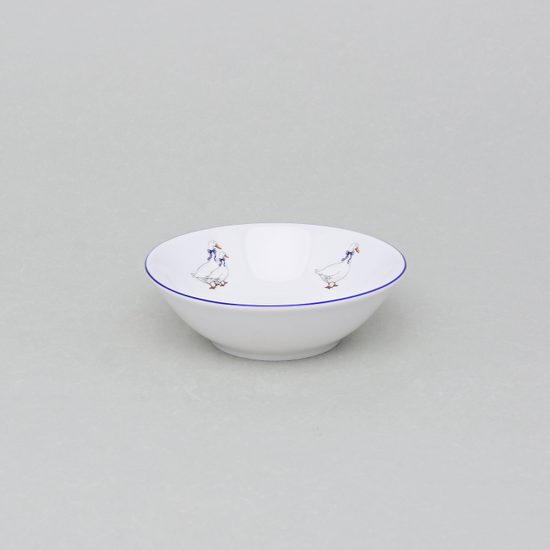 Coups Goose, Bowl 13 cm, Thun 1794 Carlsbad porcelain