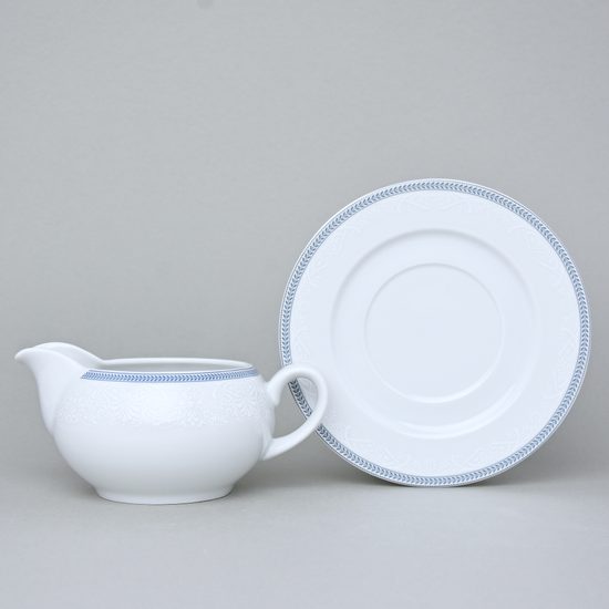 Podomáčník 17 cm (podšálek) Jana, Thun 1794, karlovarský porcelán, OPÁL 80136