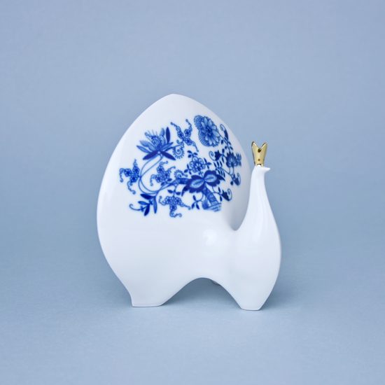 Peacock 13 cm, Annual edition - 160 years of Český porcelán, Original Blue Onion Pattern