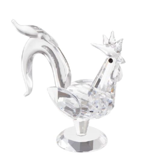 Rooster (mini) 50 x 70 mm, Crystal Gifts and Decoration PRECIOSA