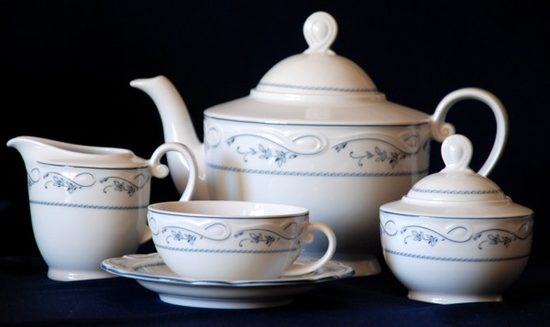 Tea set for 6 persons (15 Pcs.), Desiree 44935, Seltmann Porcelain