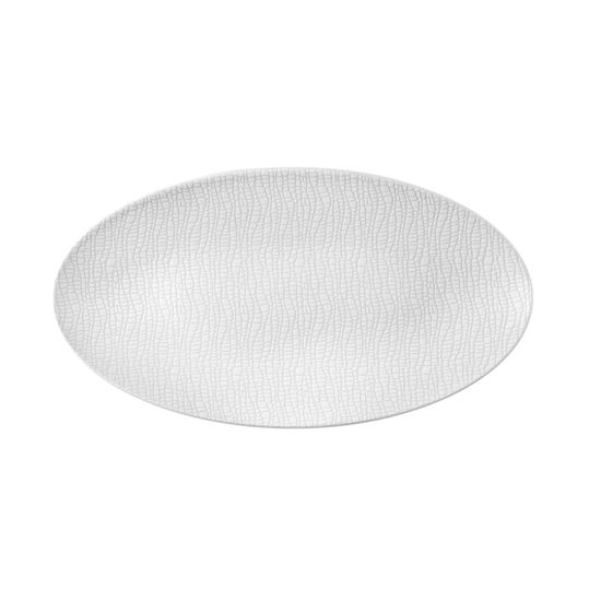 Bowl dish oval flat 33x18 cm, Luxury White 25676, Seltmann Porcelain