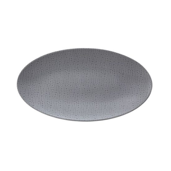 Mísa mělká oválná 33x18 cm, Elegant Grey 25675, Porcelán Seltmann