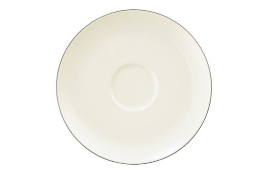Podšálek 16,5 cm kombinovatelný, Savona fine diamond se šedou linkou, porcelán Seltmann