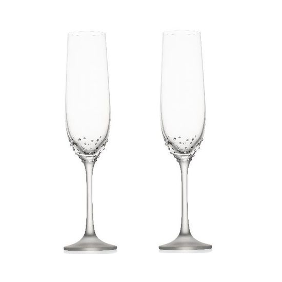 Champagne Glasses - Ice Set, 2 pcs., 190 ml, Crystal Gifts and Decoration PRECIOSA
