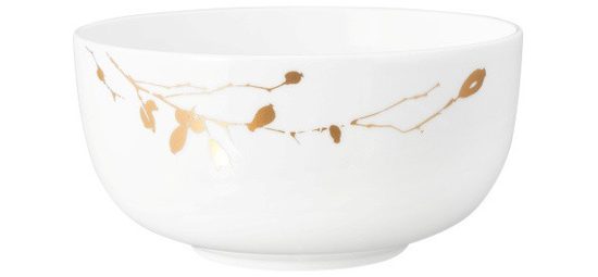 Liberty 65238: Miska 17,5 cm vysoká, porcelán Seltmann, Golden Rose Hip