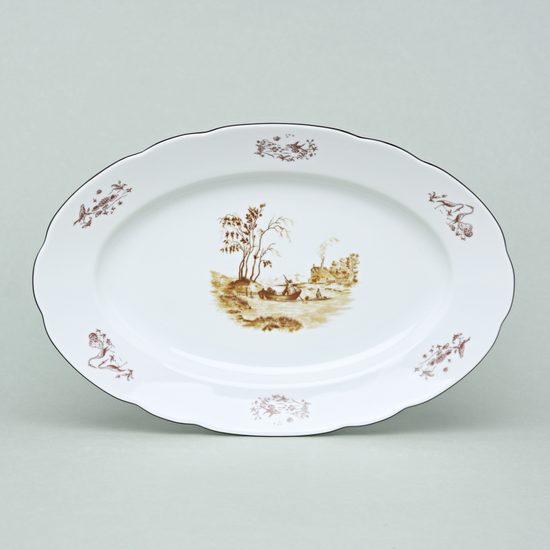 Rose 81048: Mísa oválná 32 cm, Thun 1794, karlovarský porcelán