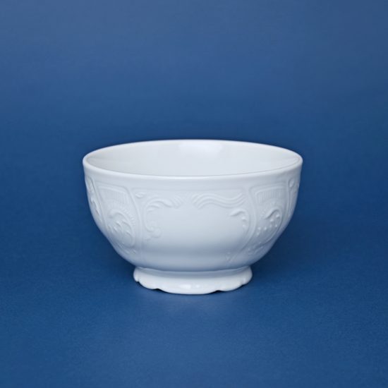 Miska 13 cm na rýži, Thun 1794, karlovarský porcelán, BERNADOTTE bílá