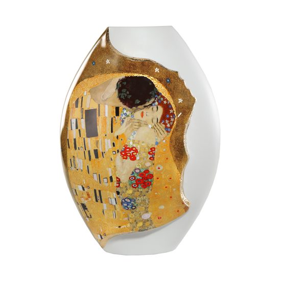 Vase Gustav Klimt - The Kiss, 34 / 23 / 46 cm, porcelain, Goebel