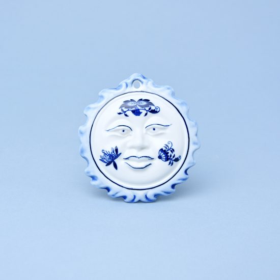 Christmas decoration - sun 9,5 cm, Original Blue Onion Pattern