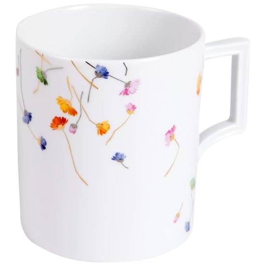Hrnek Henkel 89 mm 0,25 l, drobné kvítí, Míšeňský porcelán